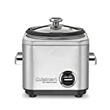 Cuisinart CRC-400 4 Cup Rice Cooker, Stainless Steel Exterior