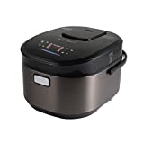 Buffalo Titanium Grey IH SMART COOKER, Rice Cooker and Warmer, 1.5L, 8 cups of rice, Non-Coating inner pot, Efficient,...
