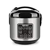 Aroma Housewares ARC-914SBD Digital Cool-Touch Rice Grain Cooker and Food Steamer, Stainless, Silver, 4-Cup (Uncooked) /...