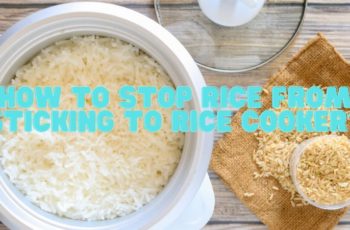 How to stop rice from sticking to rice cooker?